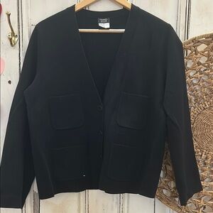 Chanel Black Knit Cardigan